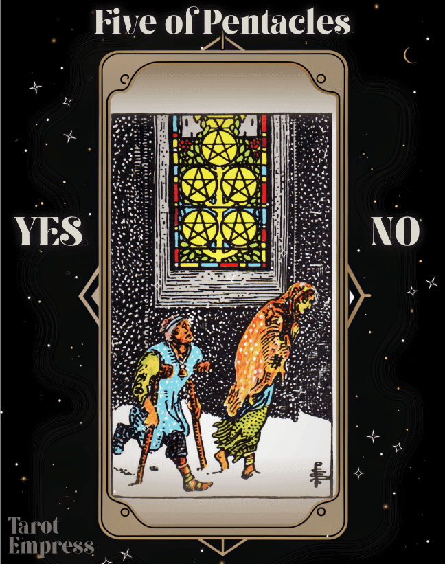 5 of Pentacles Yes or No