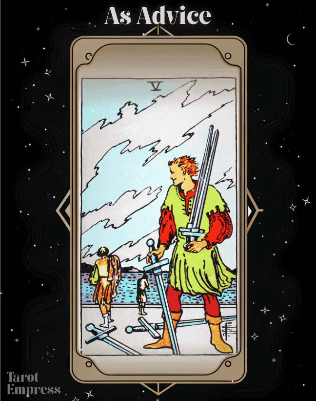 5 of Swords Advice