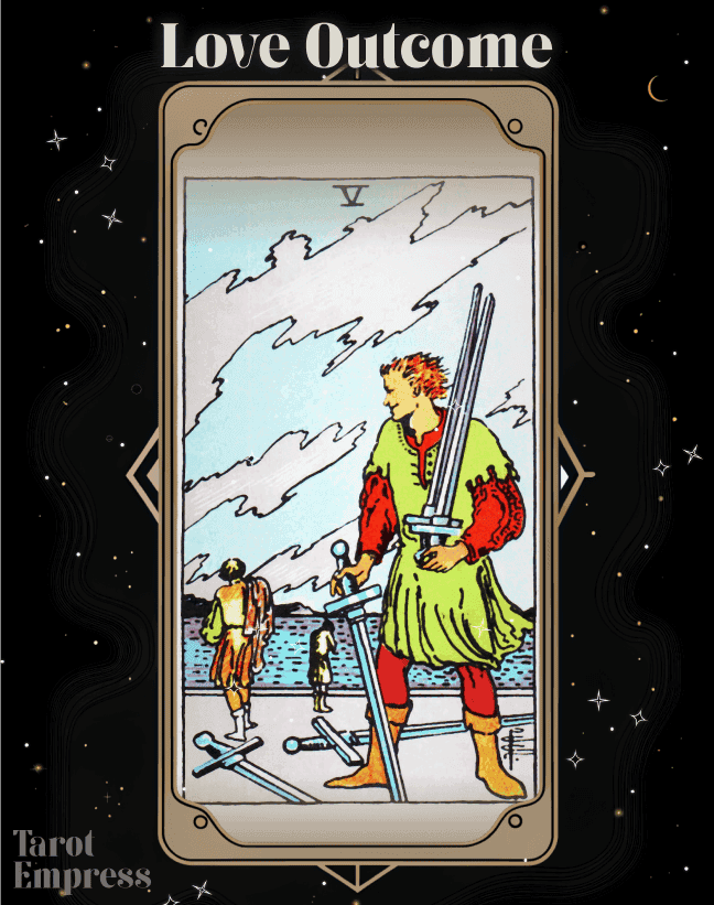 5 of Swords Love Outcome
