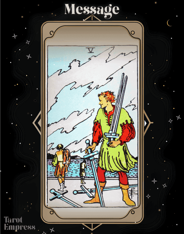 5 of Swords as a Message