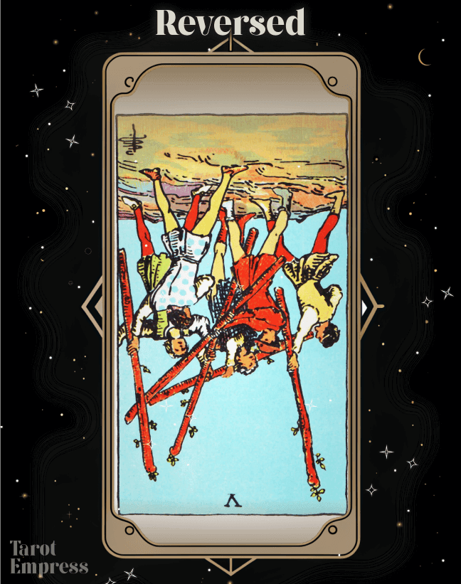 5 of Wands Reversed