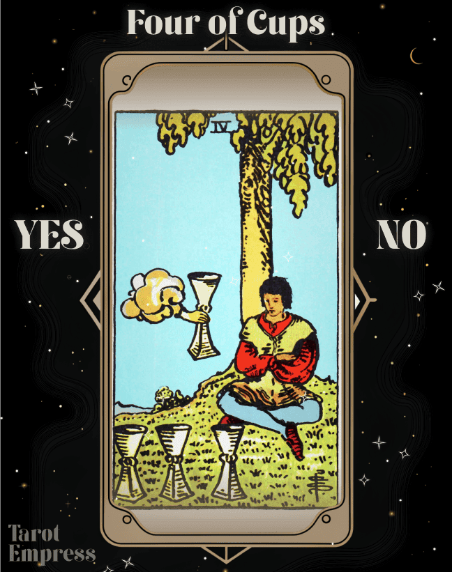 4 of Cups Yes or No
