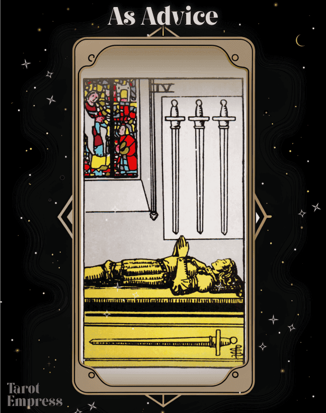 4 of Swords Advice