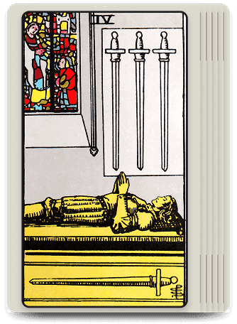 4 of Swords Card of the Day for Your Zodiac Sign