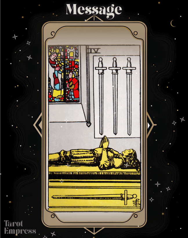 4 of Swords as a Message
