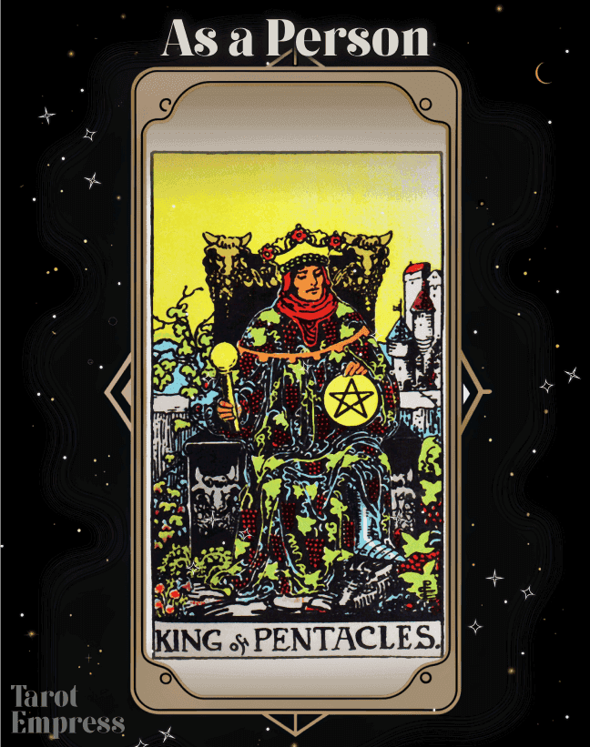 King of Pentacles as a Person