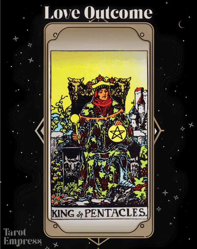 King of Pentacles Love Outcome