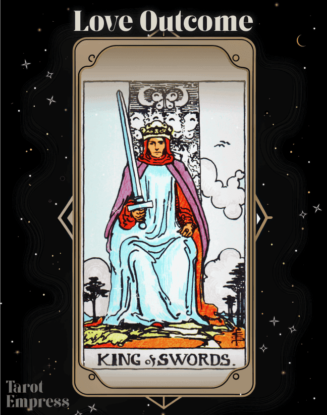 King of Swords Love Outcome