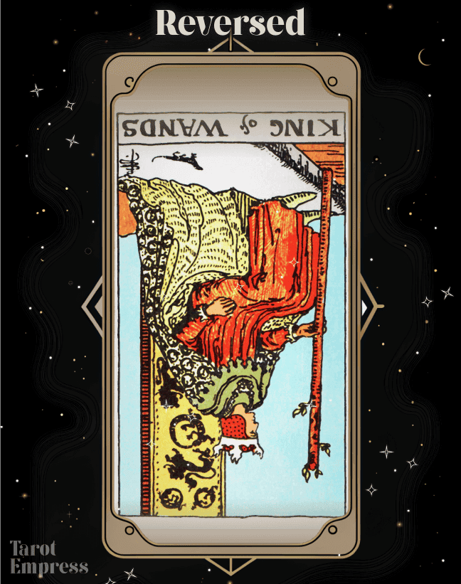 King of Wands Reversed