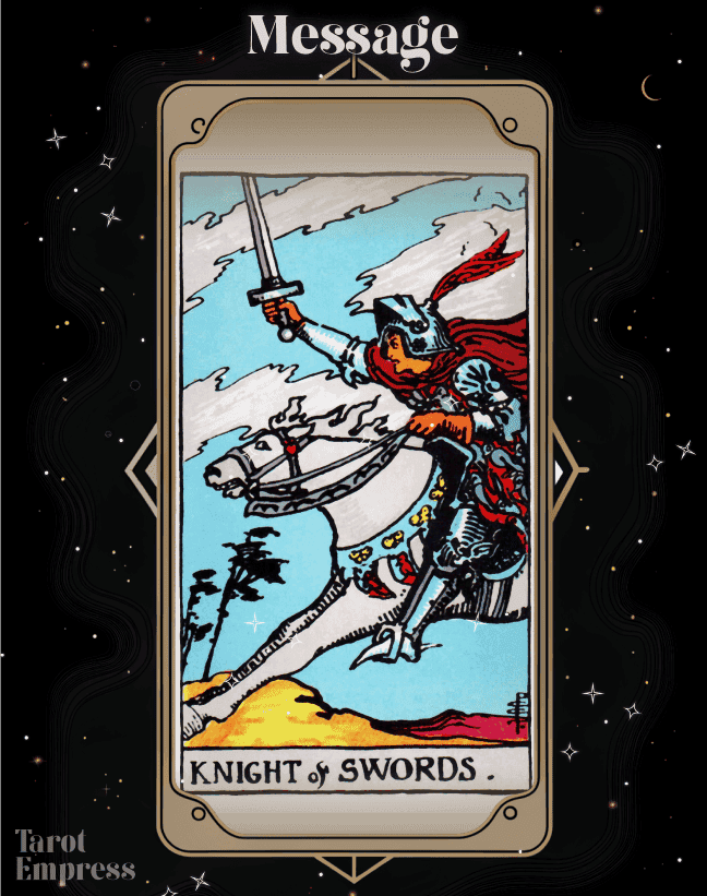 Knight of Swords as a Message