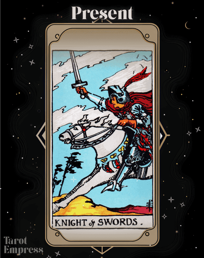 Knight of Swords Present
