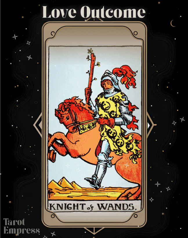 Knight of Wands Love Outcome