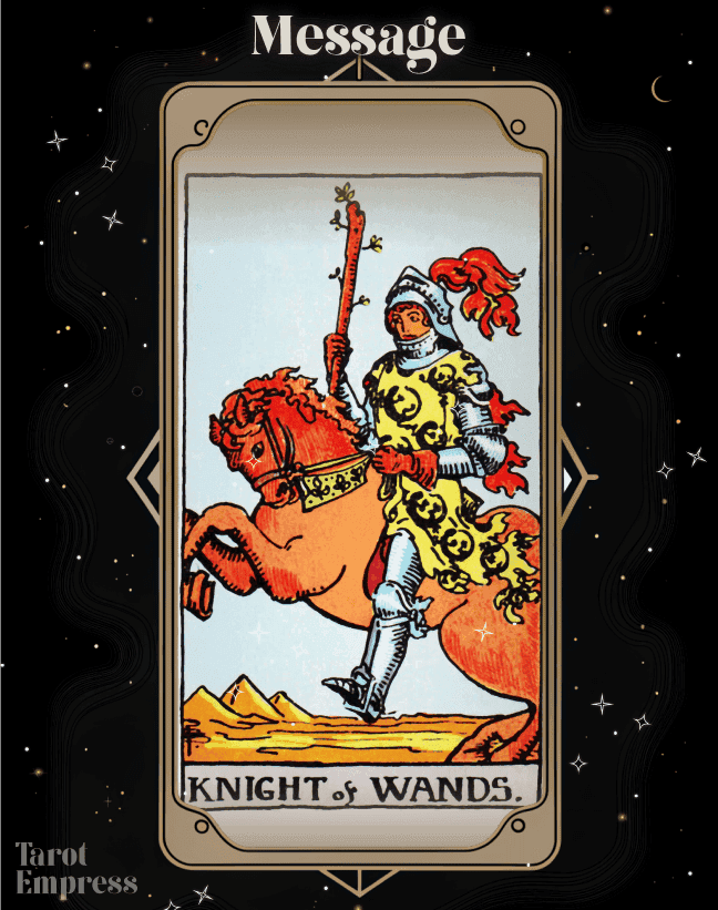 Knight of Wands as a Message