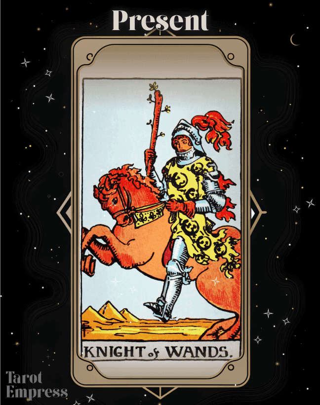 Knight of Wands Present