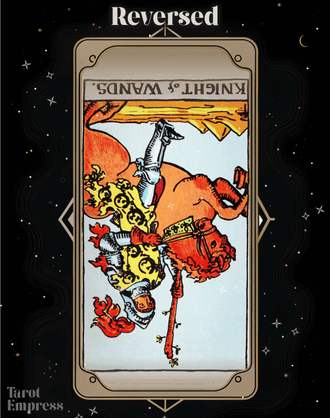Knight of Wands Reversed