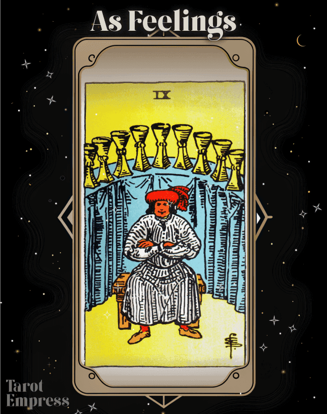 9 of Cups as Feelings