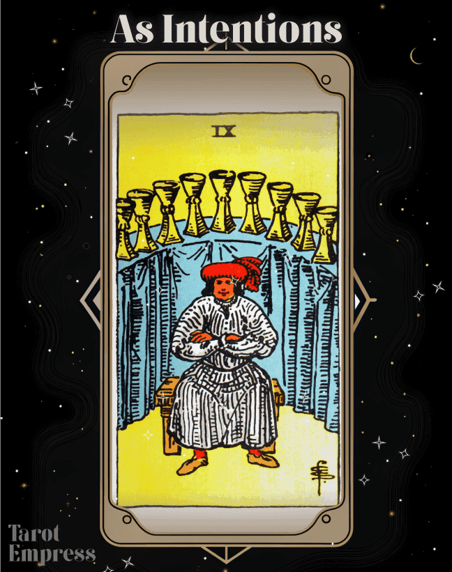 Nine of Cups as Intentions