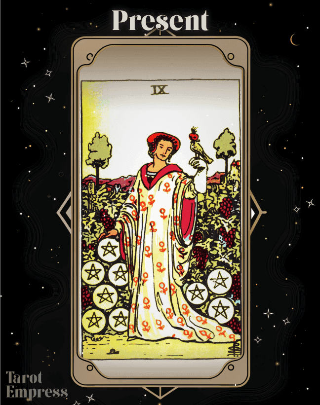 9 of Pentacles Present