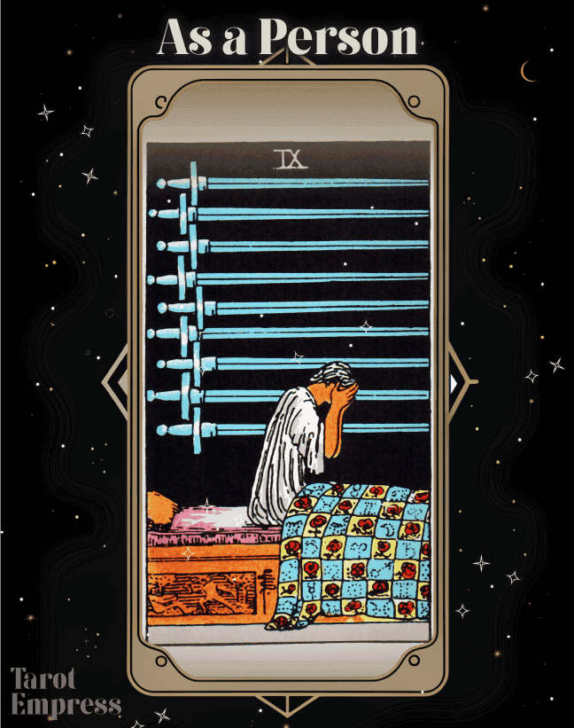 9 of Swords as a Person