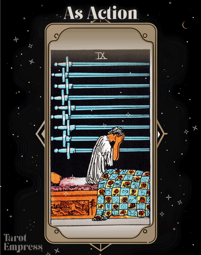 9 of Swords as Action