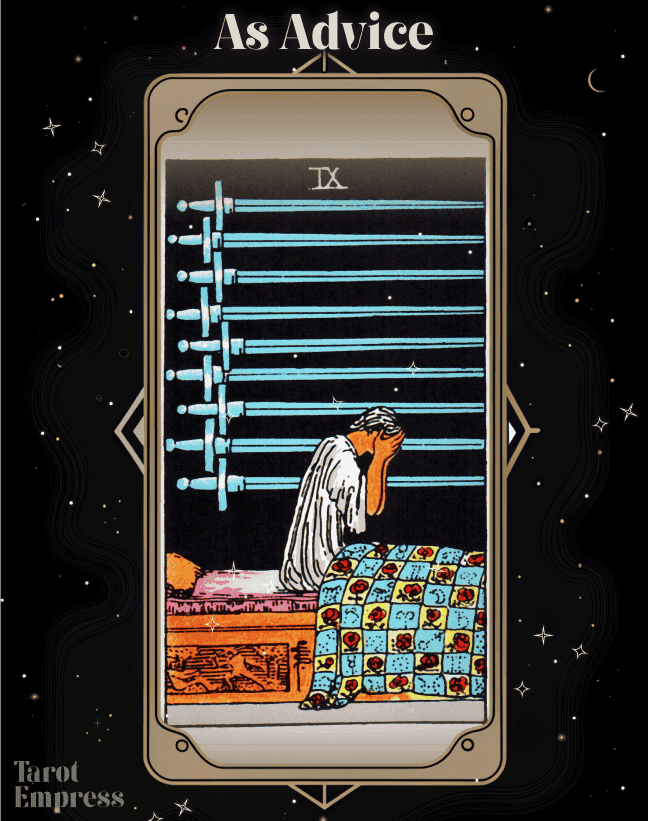 9 of Swords Advice