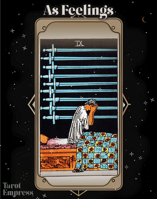 9 of Swords as Feelings
