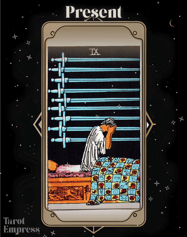 9 of Swords Present