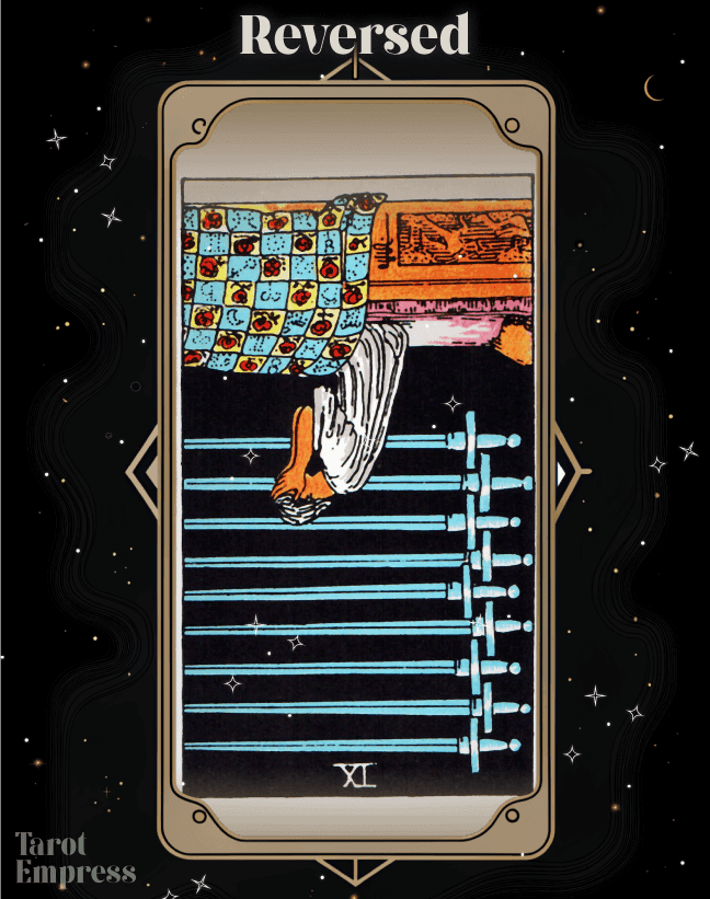 9 of Swords Reversed