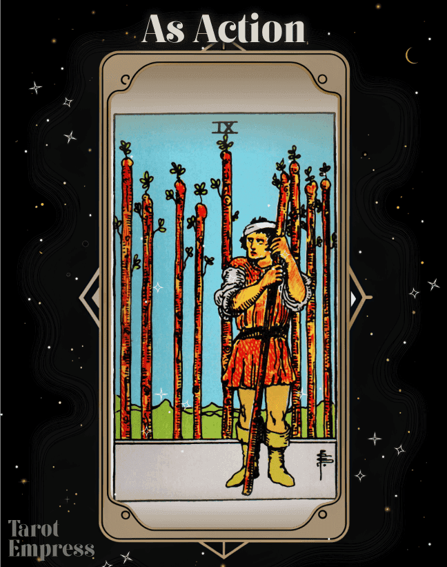 9 of Wands as Action