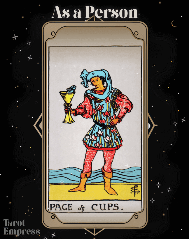Page of Cups as a Person