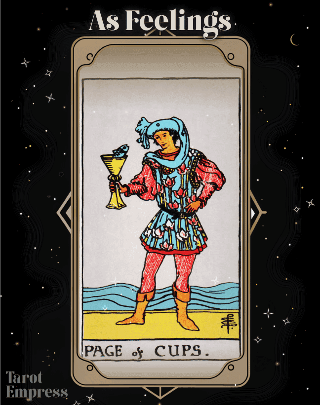 Page of Cups as Feelings