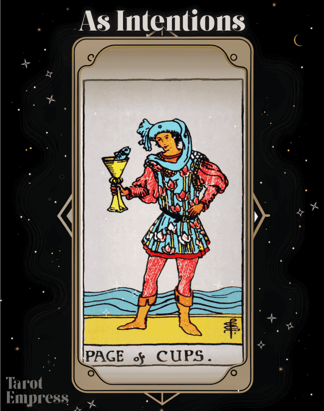 Page of Cups as Intentions