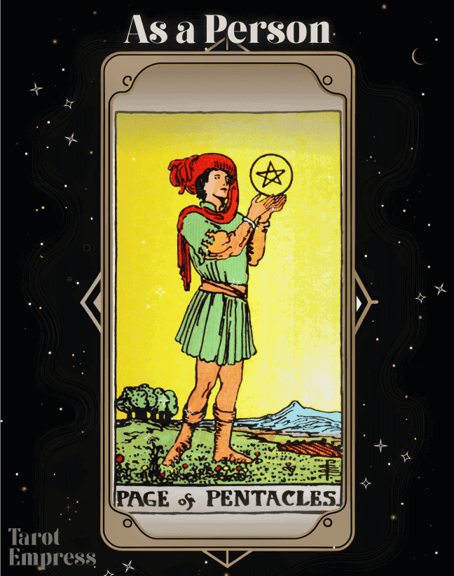 Page of Pentacles as a Person