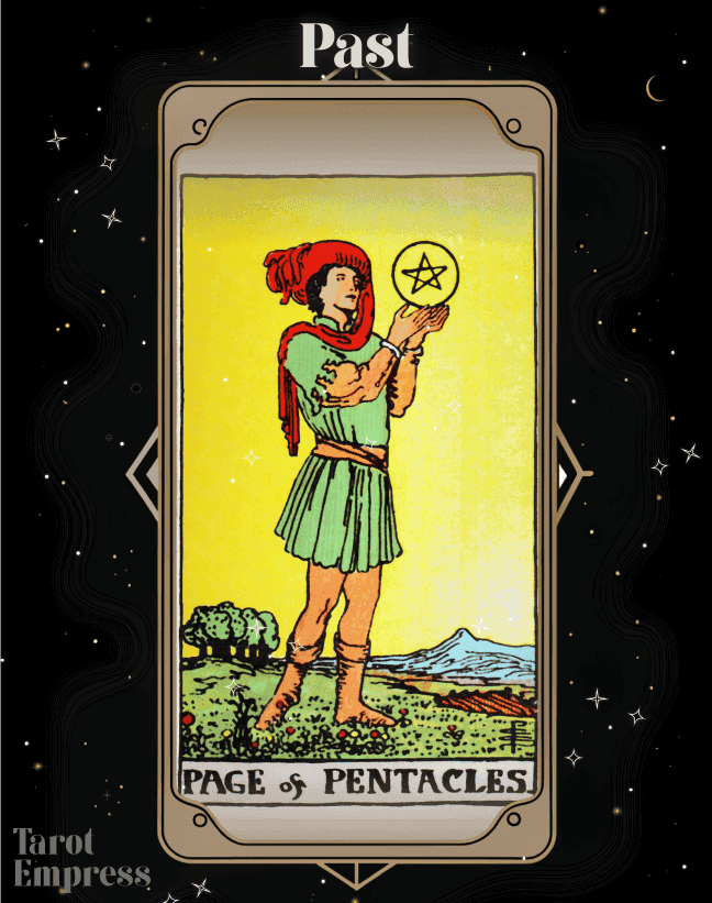 Page of Pentacles Past