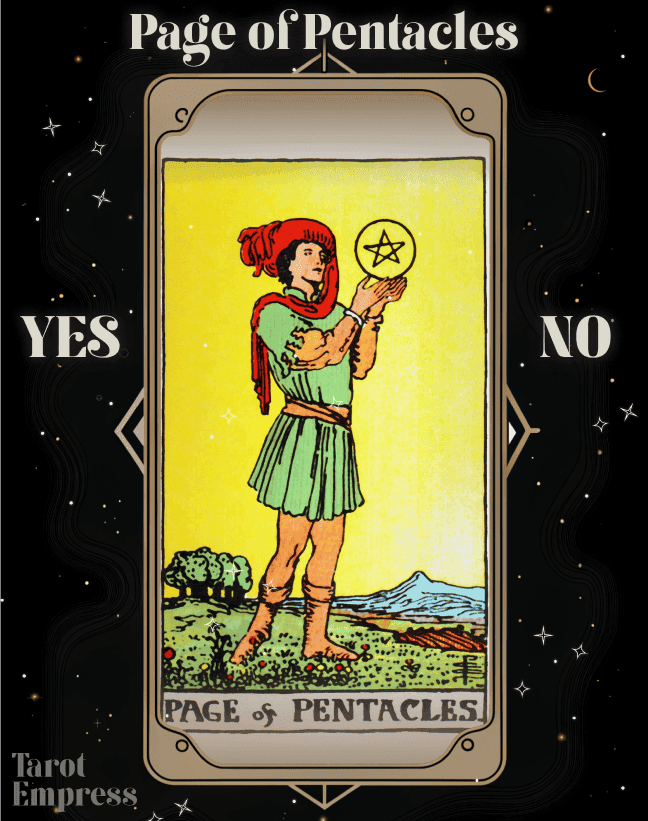 Page of Pentacles Yes or No