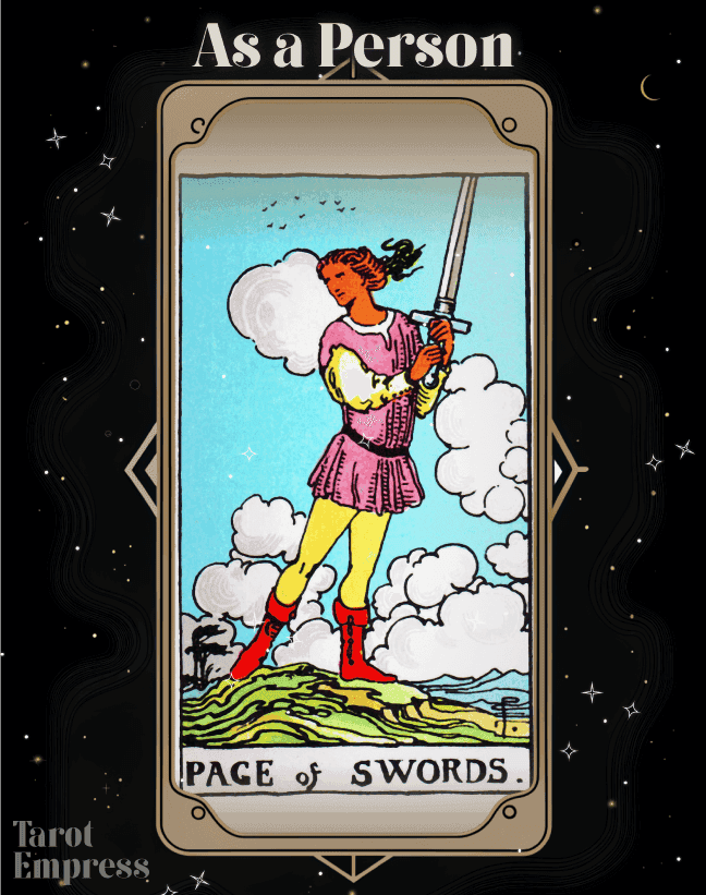 Page of Swords as a Person