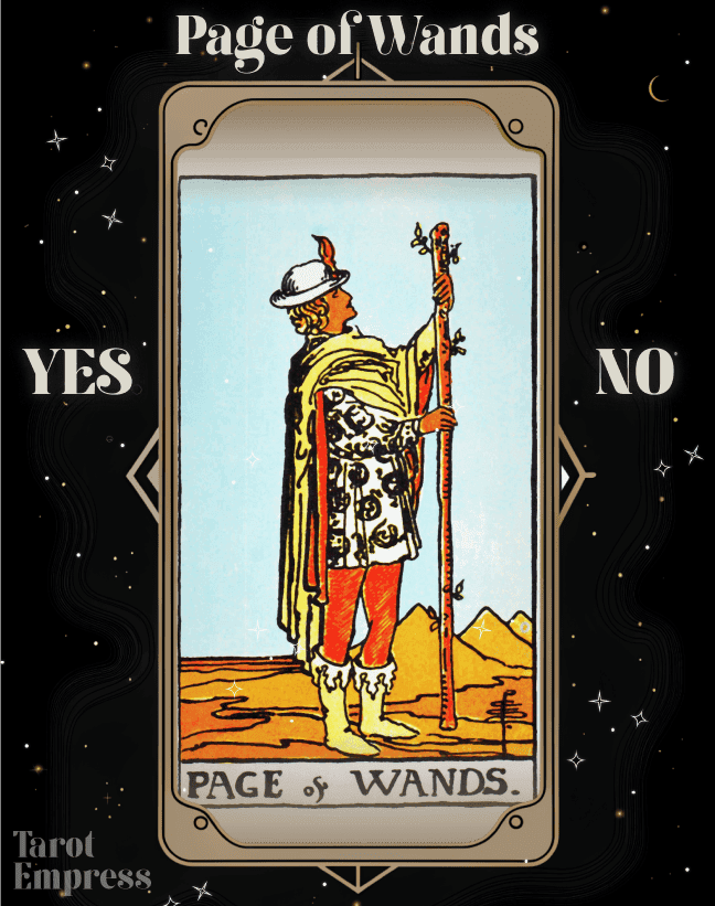 Page of Wands Yes or No