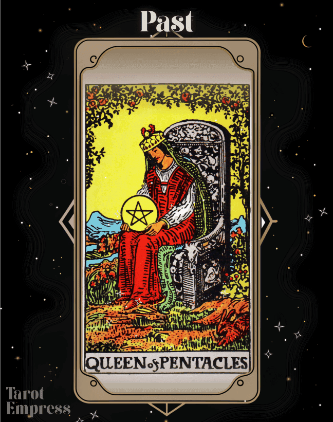 Queen of Pentacles Past