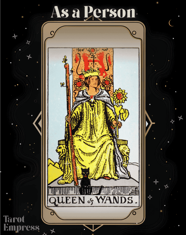 Queen of Wands as a Person