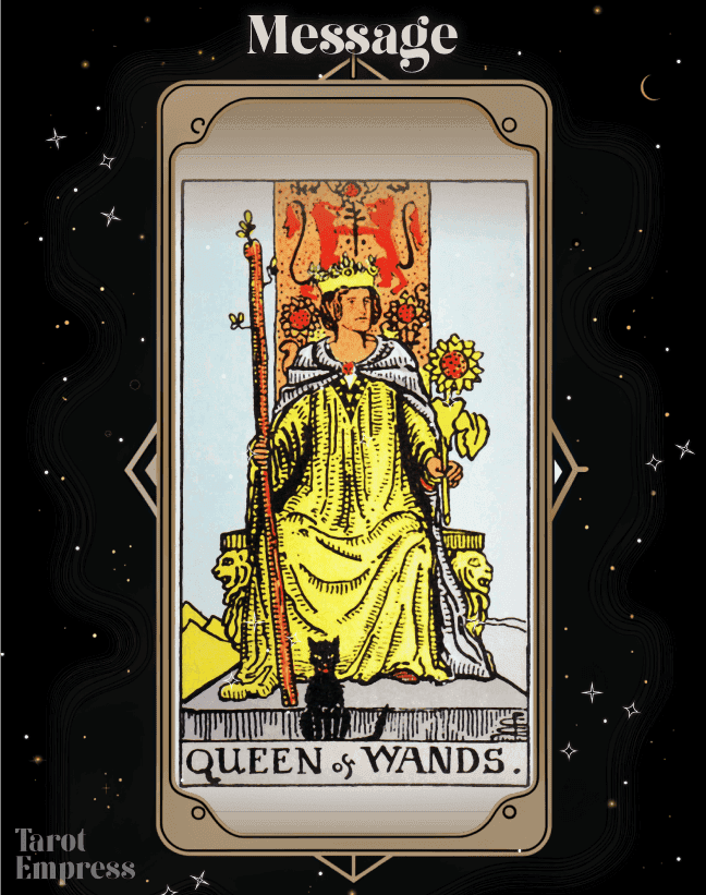 Queen of Wands as a Message