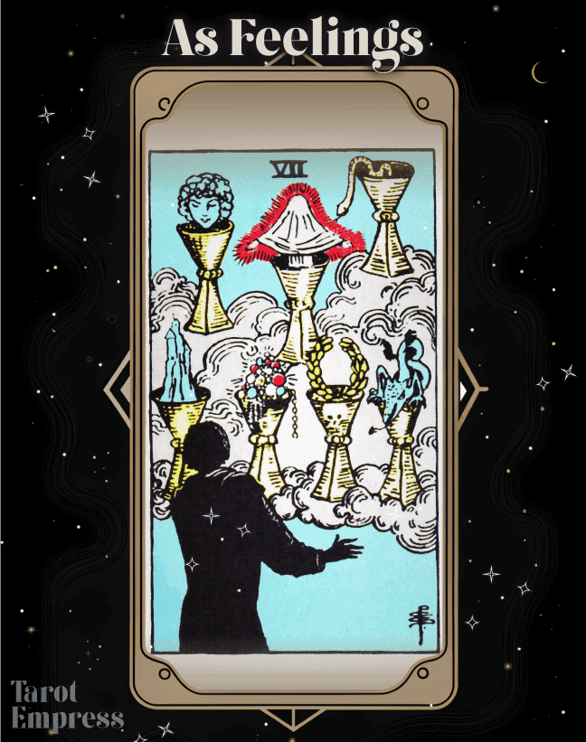 7 of Cups as Feelings
