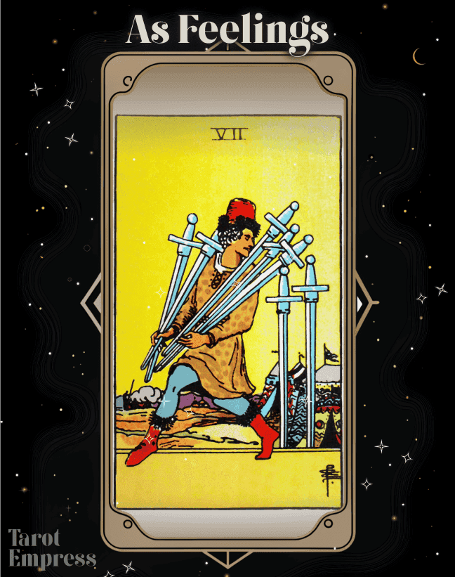 7 of Swords as Feelings