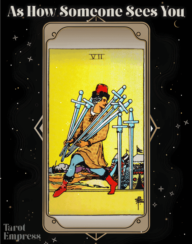 Seven of Swords as How Someone Sees You