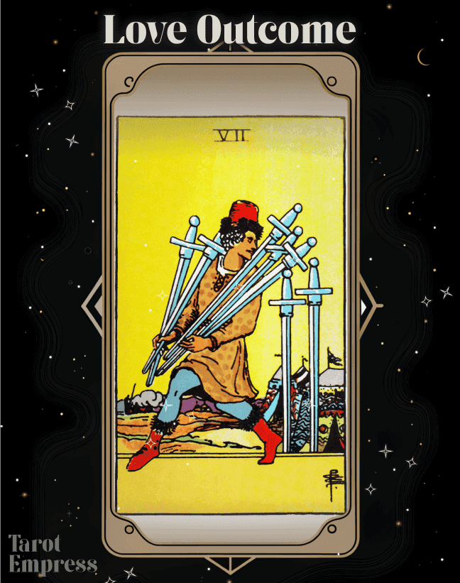 7 of Swords Love Outcome