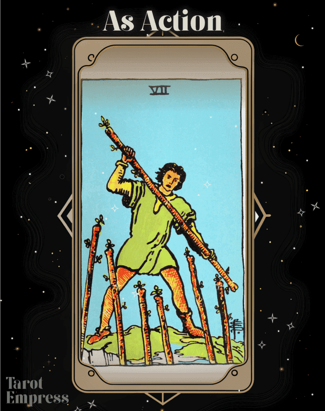 7 of Wands as Action