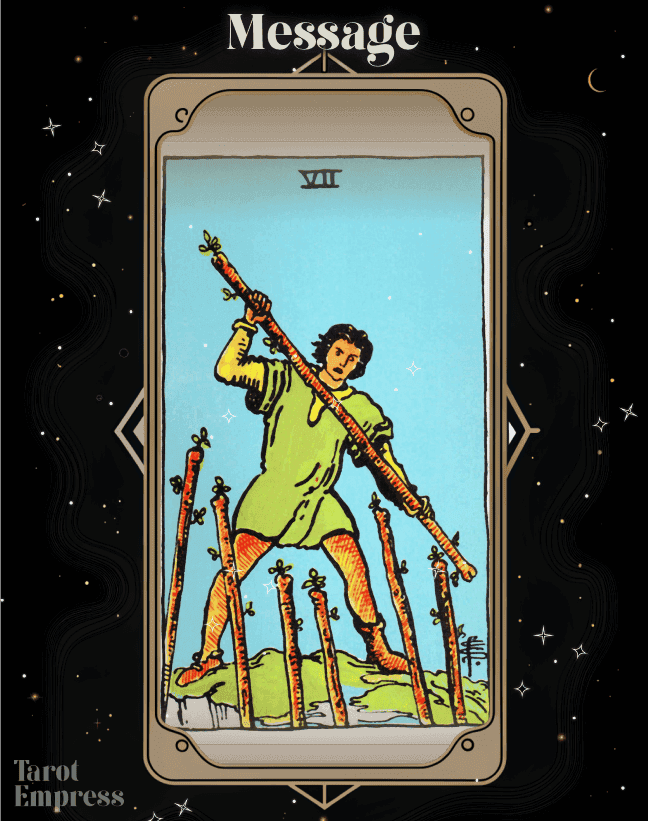 7 of Wands as a Message
