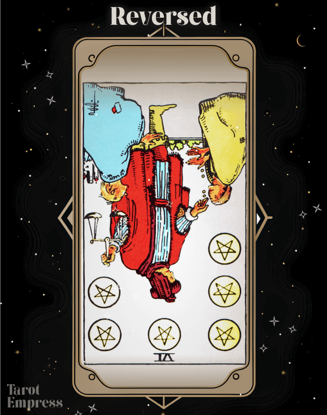 6 of Pentacles Reversed