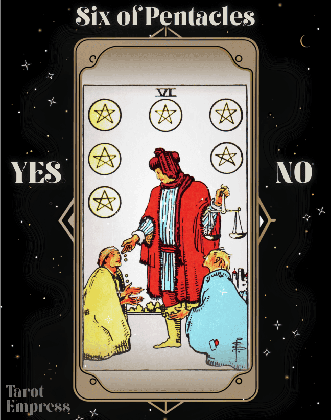 6 of Pentacles Yes or No