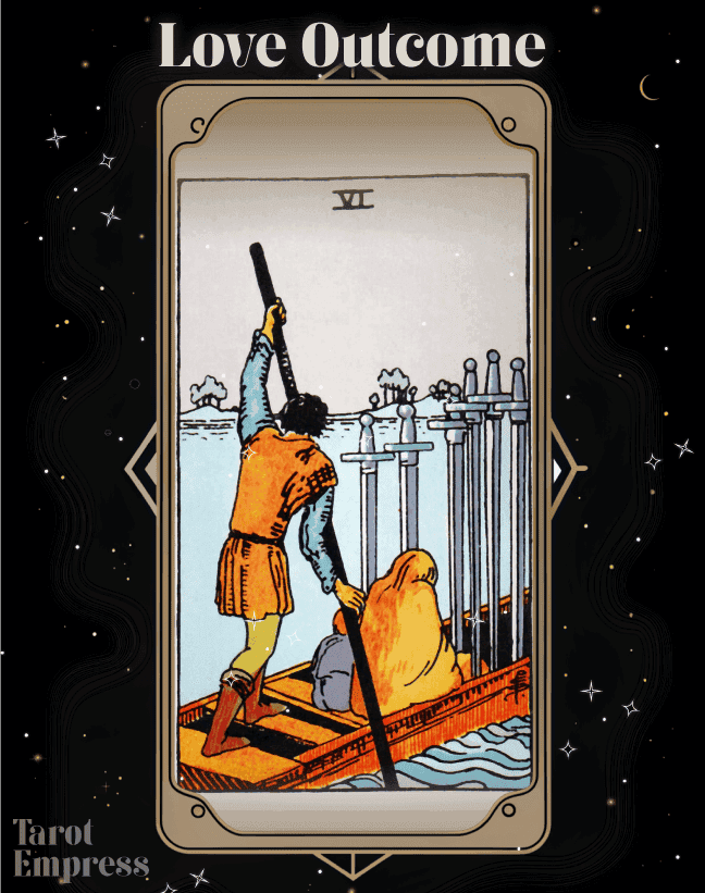 6 of Swords Love Outcome