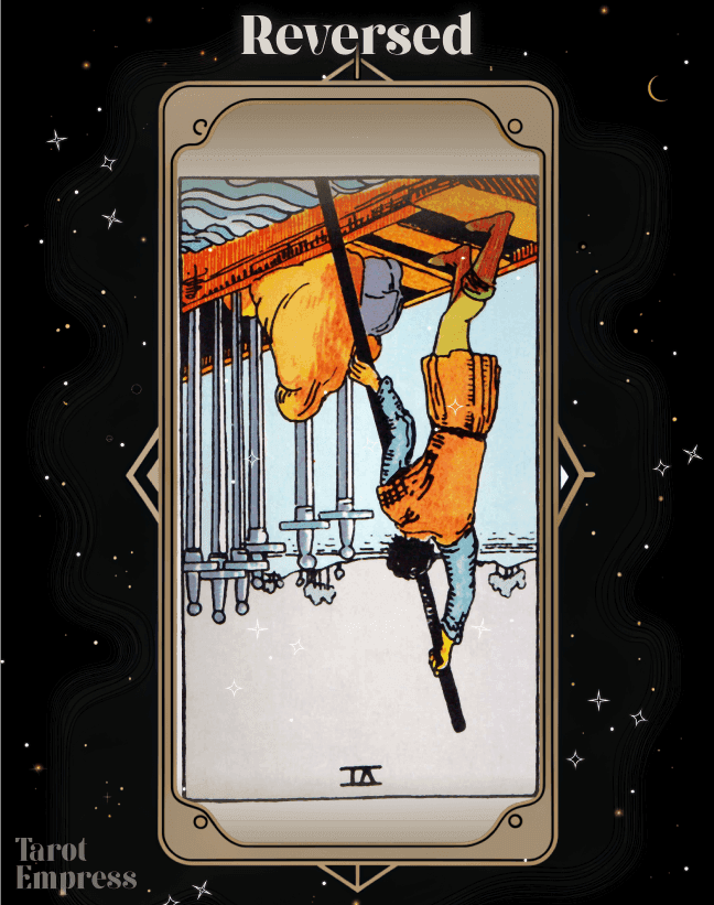 6 of Swords Reversed